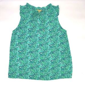 NWOT Lauren James Sleeveless Blouse, Large